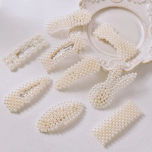 1PC Elegant BB Hair Pins Metal Fashion Barrettes Hairpins Hot Sale Korea Chic Imitation Pearl Hair Clip Hair Styling Accessories