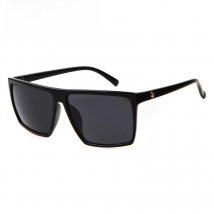 Vintage Steampunk Square Sunglasses Men SKULL Logo All Black Coating Sun Glasses Women Brand Designer Retro gafas de sol