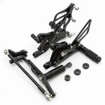 For Yamaha YZF R1 YZF-R1 YZFR1 2007 2008 Motorcycle Rearset Adjustable Footpeg Footrest Rear Set Foot Peg Pedal Rearsets