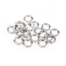 Musiclily Pro 3/8 Inch Sized Control Pots Nuts for Guitar Potentiometers, Nickel (Set of 20)