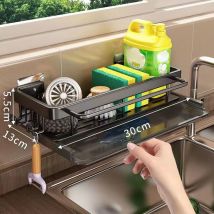 1 pz multifunzionale a parete scolapiatti rack da cucina punzonatura straccio rack spezie lavello portaoggetti forniture da cucina