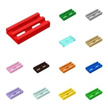 50pcs 2412 Tile Special 1 x 2 Grille Buildings Blocks Compatible High-Tech Assembles Particles Housing Drive