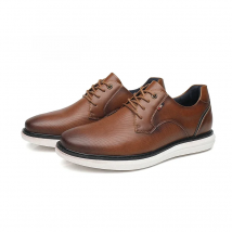 2025 Spring/Summer New Men Shoes Comfy Luxury Brand Men Casual Shoes Lace Up Business Style Dress Shoes BHKH Men Shoes