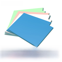 8 Pieces 100x100x0.5mm 1mm 1.5mm 2mm 2.5mm 3mm 4mm 5mm Blue White Green Combination Thermal Pads Cooling Conductive Silicone