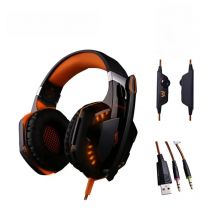 KOTION EACH G2000 Gaming Headset Stereo Hifi Game Headphones with Mic LED Light Gamer Earphone for PC Computer Gamer PS4 XBOX