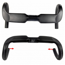 BIKEDOC HB24 New Model Full Carbon Handlebar Road/Bent Bar Track Sprinter Bar Drop Bar UD Matte 31.8MM*340/360/380MM