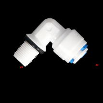 1/8" External Thread to 1/4" Tube Pipe With Sealing Ring Elbow Diameter 10MM Quick Connect Filter Water Reverse Osmosis System