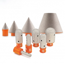 BGTEC 1pc Diamond Finger Bits Milling Crowns Diamond Chamfer Drill Grinding Tile Ceramic Stone Marble 5/8“-11 or M14 Thread