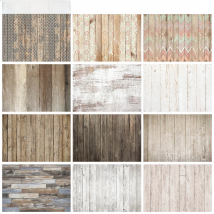 Mocsicka Wood Floor Photography Background Newborn Portrait Photo Wallpaper Rubber Mat White Brown Decorative Props Studio Booth