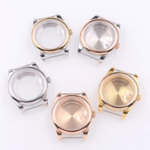 36MM/40MM Sapphire Glass Watch Case  Fit NH34 NH35Amovement  NH36Amovement PT5000 ETA2824 2836 Miyota 8215 8205 Silver/Rose Gold