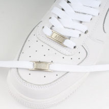1Set AF1 Shoe laces Buckle Shoelaces for Sneakers Shoes Accessories Original AF1 Lock White Black Flat Shoelace Shoe Decorations
