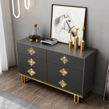 Furniture TV Cabinet Decor Mirror Stickers Acrylic Self-adhesive 3D Wall Sticker Mirror Gold Sliver Black Color  Sticker