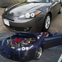 For Hyundai Tiburon 2007 2008 GK FL2 COB Led day Light White  Cob Led Angel Eyes Ring Error Free Ultra bright