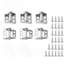 AXSPEED 6Pcs Metal Trailer Cargo Box Hinge for Tamiya R620 1/14 RC Tractor Truck Car Upgrade Parts Accessories