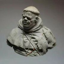 1/10   ancient man warrior bust Resin figure Model kits Miniature gk Unassembly Unpainted