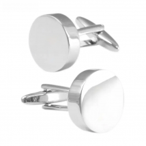 SAVOYSHI Free Engraving Logo Cufflinks for Mens Shirt Special Gift Cuff Buttons High quality Blank Silver Color Cuff Links Brand