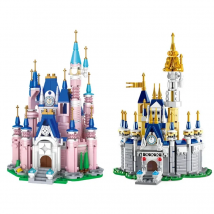 Princess Disney Castle House Building Blocks Kit Bricks Classic Cartoon Movie Animation Model Kids Girl Toys For Children Gifts