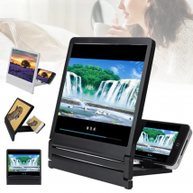 3D Screen Amplifier Mobile Phone Screen Video Magnifier Enlarge 2-3 Times High Definition Amplifier Foldable Smartphone Stand