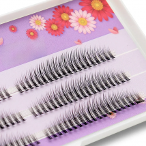 Kimcci 120pcs C/D/DD Curl Natural 3D Eyelash Extension 8-12mm Mix Length Mink Eyelashes Makeup False Fake Lashes Grafting Cilios