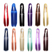 Bubuwig Synthetic Hair 150cm Long Straight Cosplay Wigs 33 Colors Women Super Long Party Fashion Anime Wigs Heat Resistant