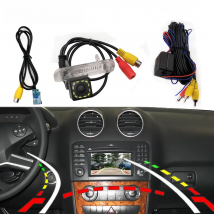 Dynamic Trajectory Car Rear View Camera For Mercedes-Benz M ML Class W164 ML250 ML300 ML350 ML450 & Original Factory Screen
