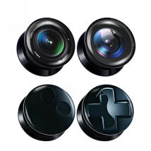 KUBOOZ Fashion Camera Handle Key Acrylic Ear Screw Gauges Expanders Ear Plugs Tunnels Body Jewelry Piercing Earring Gift 2PCS