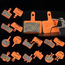 RISK 1Pair Bicycle Multi-Metal Brake Pads for M445 M355 M395 M8000 XT XTR BB5 MTB Mountain Road Bikes Copper Fiber Resin Organic
