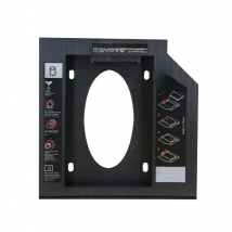 DM DW95 HDD Caddy 9.5mm Plastic Optibay SATA 3.0 Hard Disk Drive Box Enclosure DVD Adapter 2.5 SSD 2TB For Laptop CD-ROM