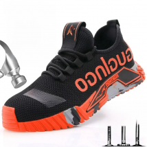 2026 New Work Sneakers Steel Toe Shoes Men Safety Shoes Puncture-Proof Work Shoes Boots Fashion Indestructible Footwear Security