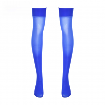 New Arrival Men Hot Glossy See-through Stockings Thin Shiny Solid Color Stretchy Sheer Thigh High Socks for Underwear