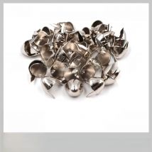 (12x7mm) Punk Conical Cone Stud With 2 Prongs Silver Nickel Color For Leather Belt,Bracelet,Handbag,Dog Collars