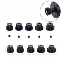 YSIDO 5Pcs M1 5mm 11T-15T/15T-19T/18T-22T/ Metal Pinion Motor Gear Set for Traxxas Arrma 1/8 RC Car Truck Brushless Motor