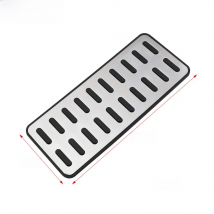 Carmilla Dead Pedal for Hyundai KIA Foot Rest Pedals Stainless Steel Rest Pedal Fit for All Hyundai Kia Car Models