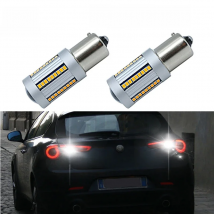 2pcs 100% Canbus Error Free High power No blink white LED Reverse bulb back up light for Alfa Romeo Giulietta 940 (2010-2019)