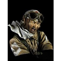 1/10 ancient Pilot with Hat  BUST    toy Resin Model Miniature gk Unassembly Unpainted