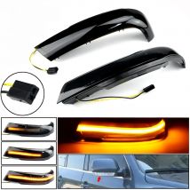 2Pcs Dynamic Steering Signal Led Light Rear View Mirror Indicating Flash For VW Volkswagen Touareg I MK1 7L 2002 2003 2004-2006