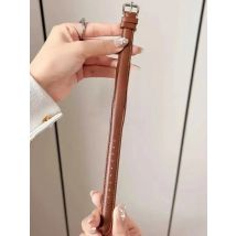 Slim Leather strap For Redmi Watch 5 Active/Lite Samsung Galaxy watch 6/7/FE/5Pro/4 Classic/Xiaomi watchS4 20/22mm bracelet band