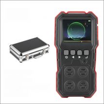 RZ Compoud Gas Monitor LCD Display Rechargeable Multifunction 4 in1 Combustible O2 H2S CO Gas Sensor Sound-light Vibration Alarm