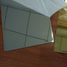 0.6mm 0.8mm 1mm 1.5mm 2mm Mirror 8k Surface 304 Stainless Steel Sheet Mirror Effect DIY Stainless Steel Plate Film protection
