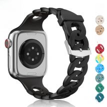 Silicone band for Apple watch Strap 46mm 40mm 44mm 45mm 41mm 49mm 42mm 38mm bracelet correa iWatch Series SE Ultra 2 10 9 8 7 6