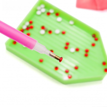 1 Set Plastic Rhinestone Point Pen DIY Diamond Paste Sticker Dotting Tool Adhesive for Picker Diamond Nail Art Manicure