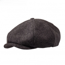 BUTTERMERE Newsboys Beret Herringbone Men Flat Caps Wool Casual Winter Tweed Female England Style Classic Octagonal Hats And Cap