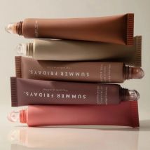 Summer Fridays Lip Balm Moisturizing Mirror Lip Gloss Lip Vanilla Pink Sugar Coffee Cake Smell Lipstick Transparent Oil Makeup