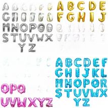 16'' A-Z Alphabet Letter Ballon Gold Silver Birthday Party Decorations Kids Foil Balloon New Year Party Wedding Decor Balloons