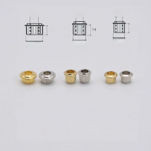 1 Set ( 6 Pieces ) Metal Vintage Guitar Machine Heads Tuners  Nuts/ Bushings/Ferrules Guitar Accessories