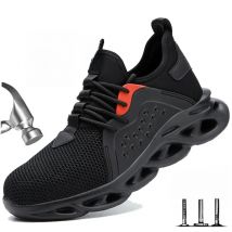 Safety Shoes Men Anti-smash Anti-puncture Work Shoes Men Sport Shoes Security Protective Boots Men Breathable Work Sneakers