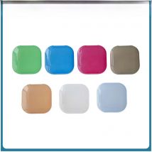 GULPOOE Dental Denture Tray Box Mouth Guard Case Orthodontic Storage Container transparent Teeth Retainer Box False Teeth