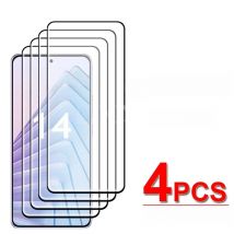 4 Pcs For Xiaomi Redmi Note 14 Glass Redmi Note 14 Tempered Glass HD Flim Full Glue Screen Protector Film Redmi Note 14 5G Glass