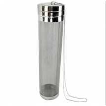 KegLand Stainless Steel Filter Tube Home Brew Beer Hops Filter Strainer Funnel with Chain Beer Wine Brewing Equipment