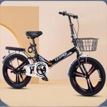 Chase New Folding Bicycle Lightweight 20 22 Inches Male And Female Adult Bicycles, Shock-absorbing Student Bicycle For Commuting